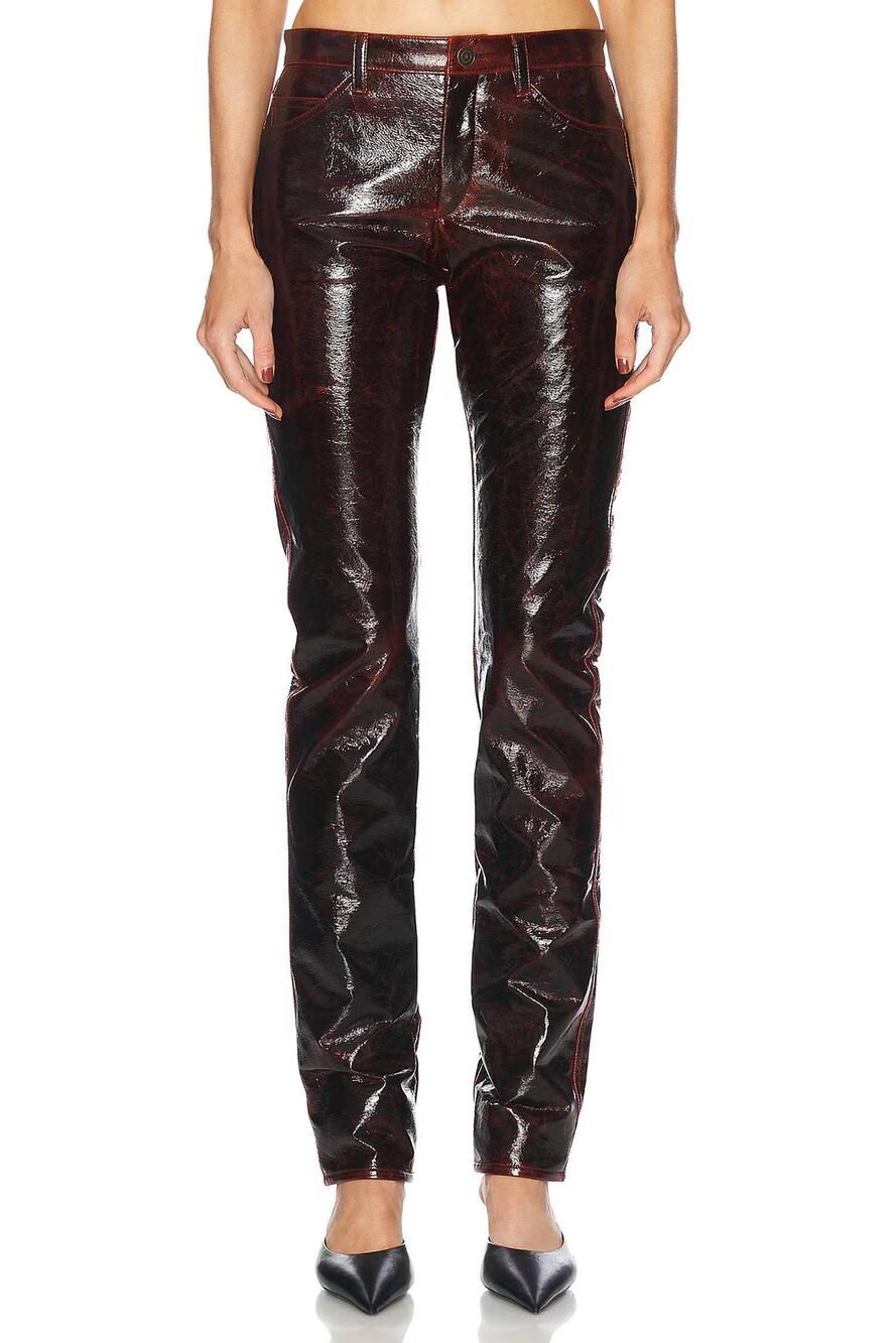 NEW ISABEL MARANT lovis pant in cherry